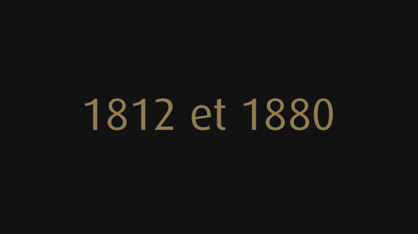 1812 et 1880