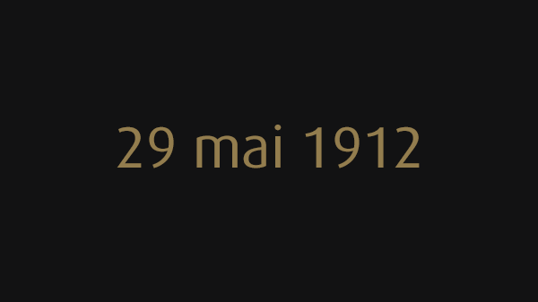 29 mai 1912